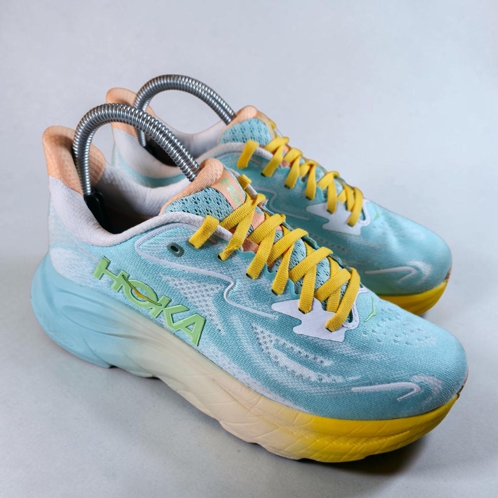 Hoka One One Clifton 10 Blue Spark Running Shoes Women's Size 7.5 B #1162031BPRK